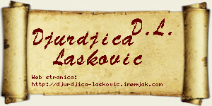 Đurđica Lasković vizit kartica